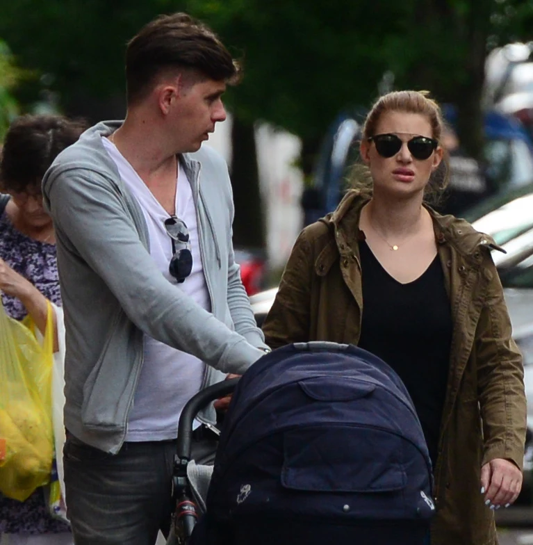 Ola Kisio z partnerem i synem