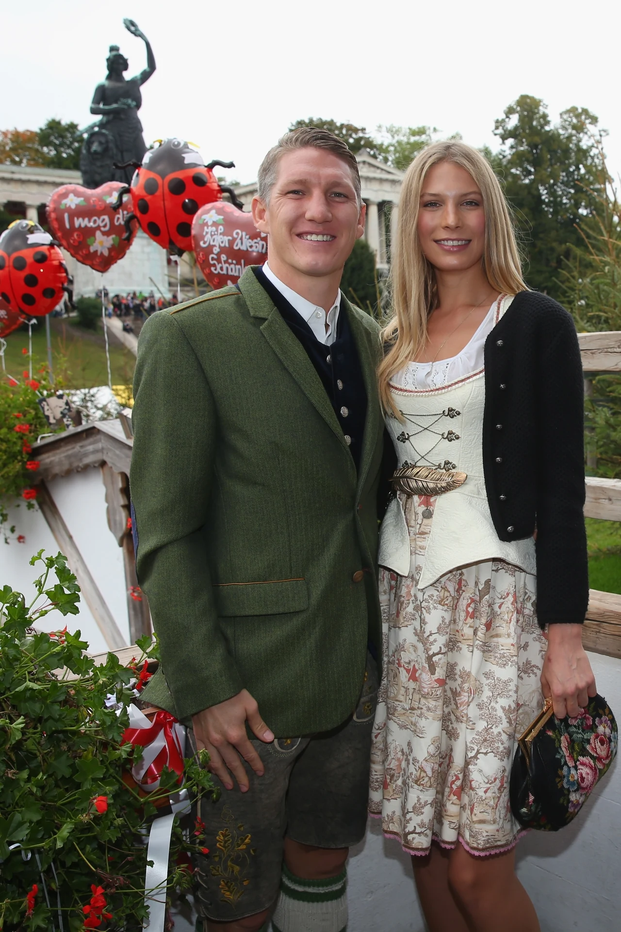 Bastian Schweinsteiger z byłą dziewczyną Sarah Brandner Bastian Schweinsteiger z byłą dziewczyną Sarah Brandner