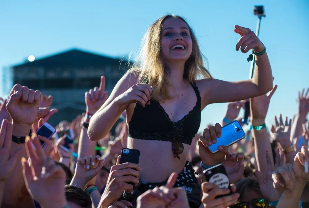 Publiczność na koncercie ASAP Rocky'ego