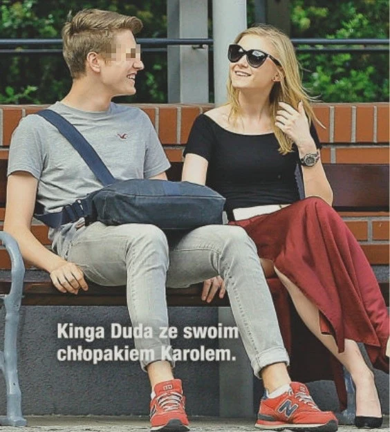 Kinga Duda z chłopakiem Karolem
