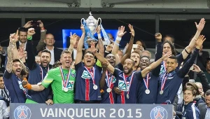 Piłkarze Paris Saint-Germain z Pucharem Francji