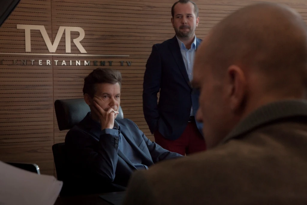 Jacek Braciak i Tomasz Kot w scenie z filmu "Żyć nie umierać"