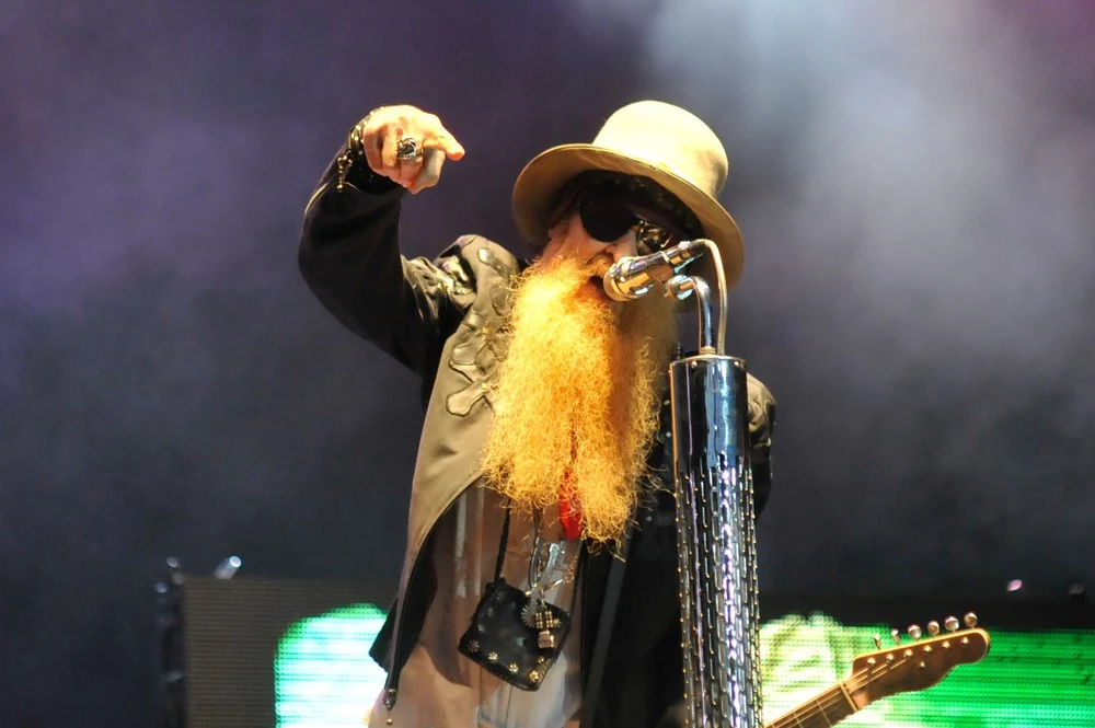 Wokalista i gitarzysta Billy Gibbons Wokalista i gitarzysta Billy Gibbons