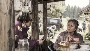 Agnieszka Holland i Agnieszka Mandat na planie filmu "Pokot"
