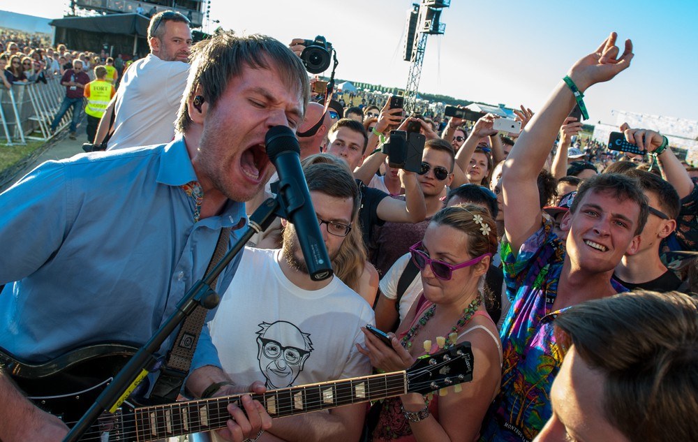 Enter Shikari podczas Open'er Festival 2015 w Gdyni