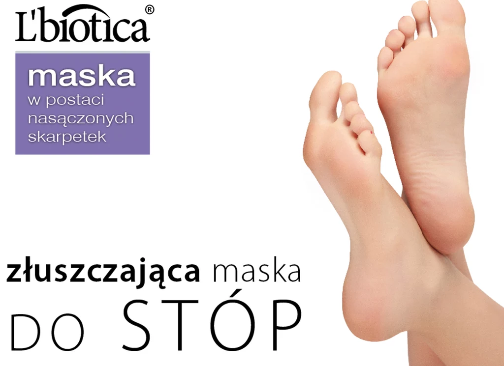 Maska złuszczająca do stóp L'Biotica