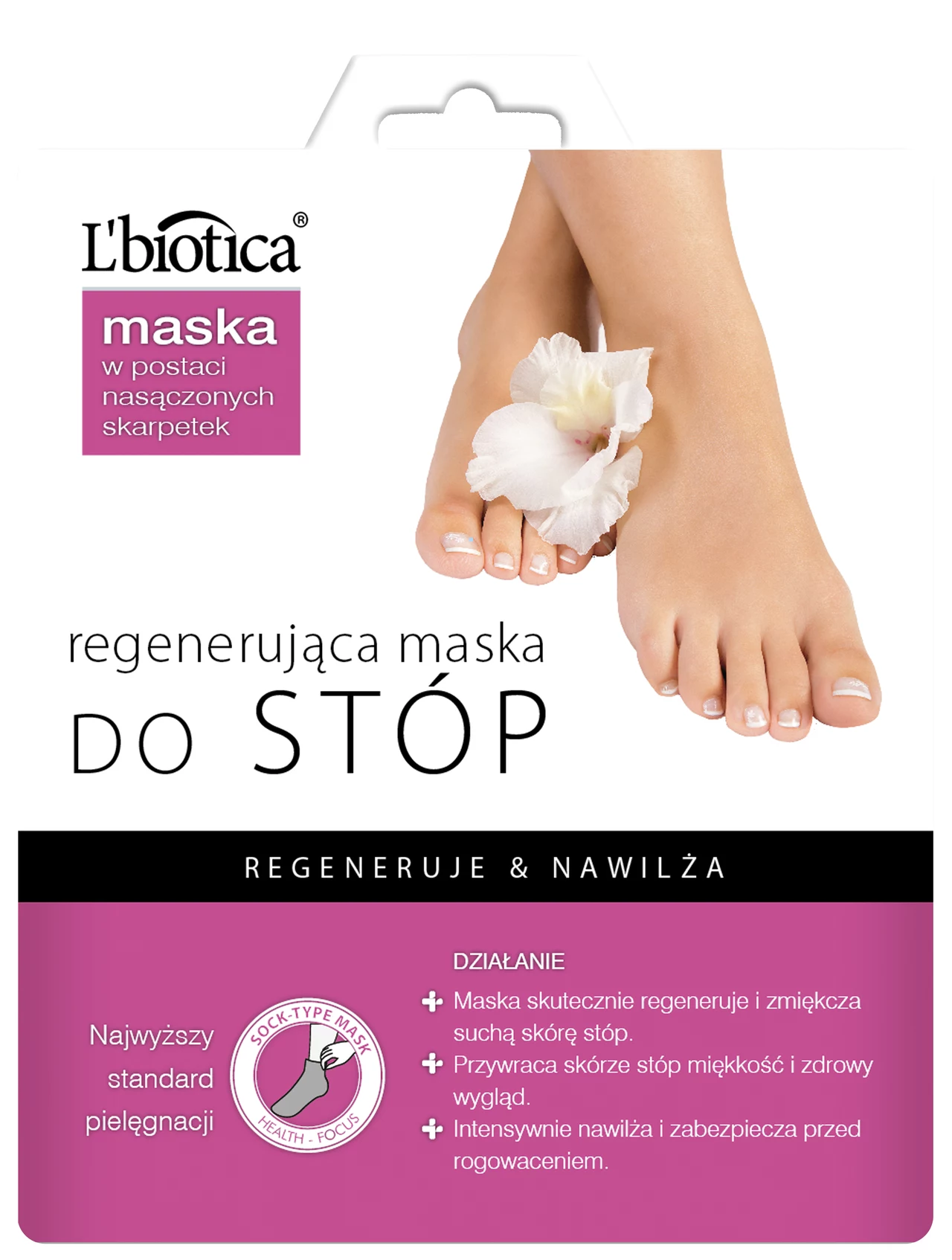 Regenerująca maska do stóp L'Biotica Regenerująca maska do stóp L'Biotica