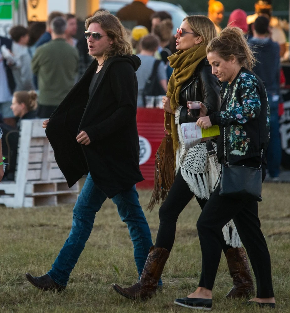 Towarzyszył jej m.in. partner - Piotr Woźniak-Starak