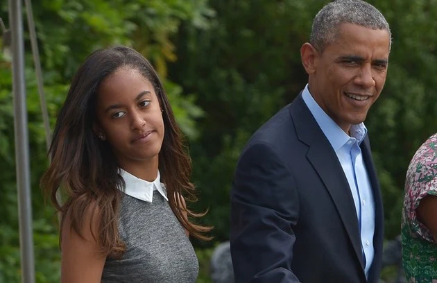 Malia z ojcem Malia z ojcem