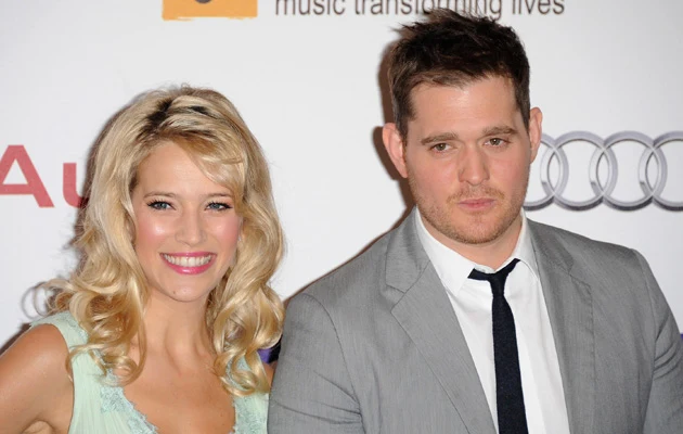 Michael Buble z żoną