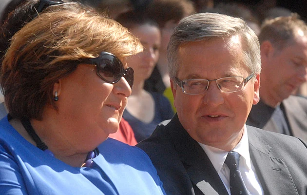Bronisław Komorowski z żoną