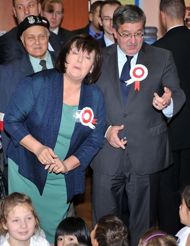 Bronisław Komorowski z żoną