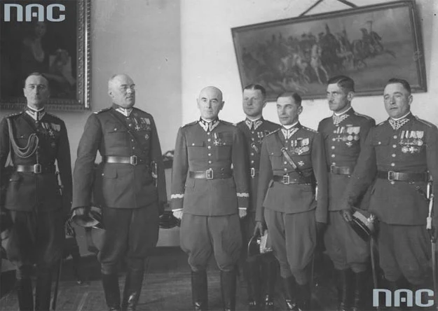 Delegacja 4. Pułku Ułanów Zaniemeńskich u Edwarda Rydza-Śmigłego