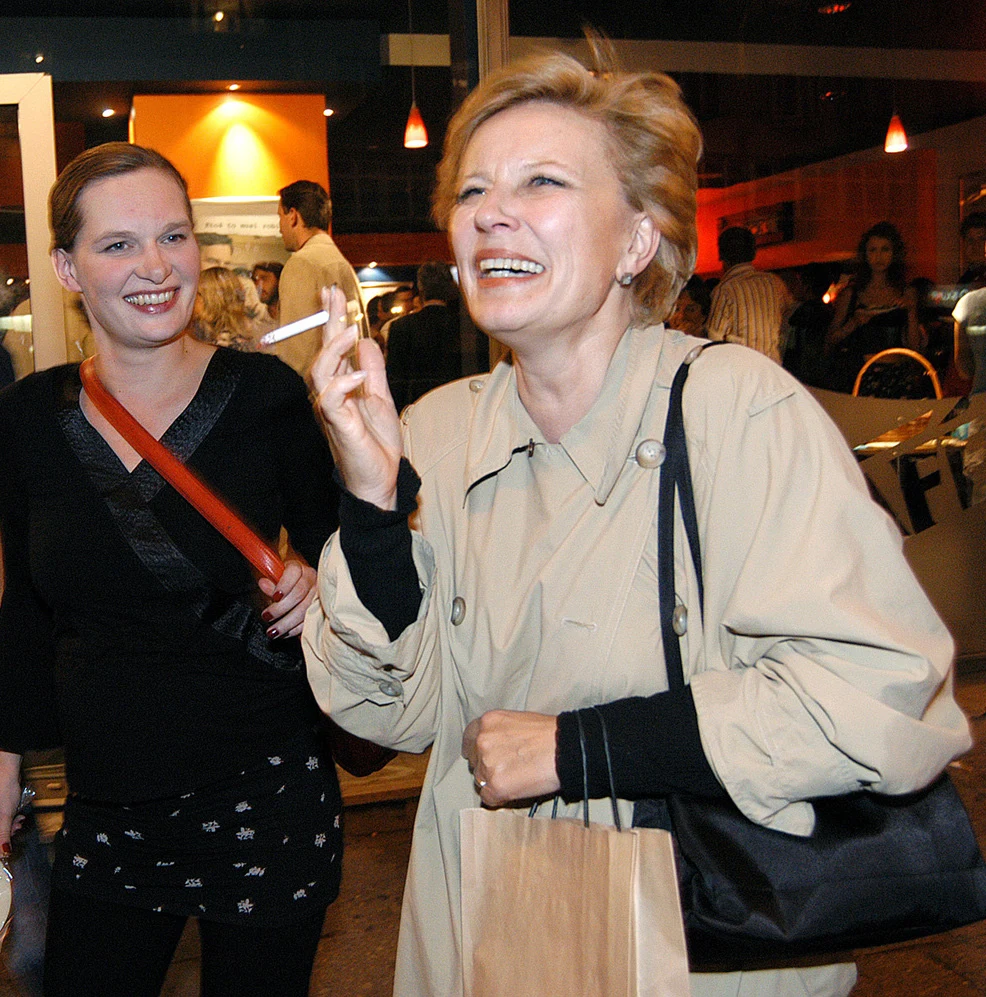 Krystyna Janda z córką Marysią Krystyna Janda z córką Marysią