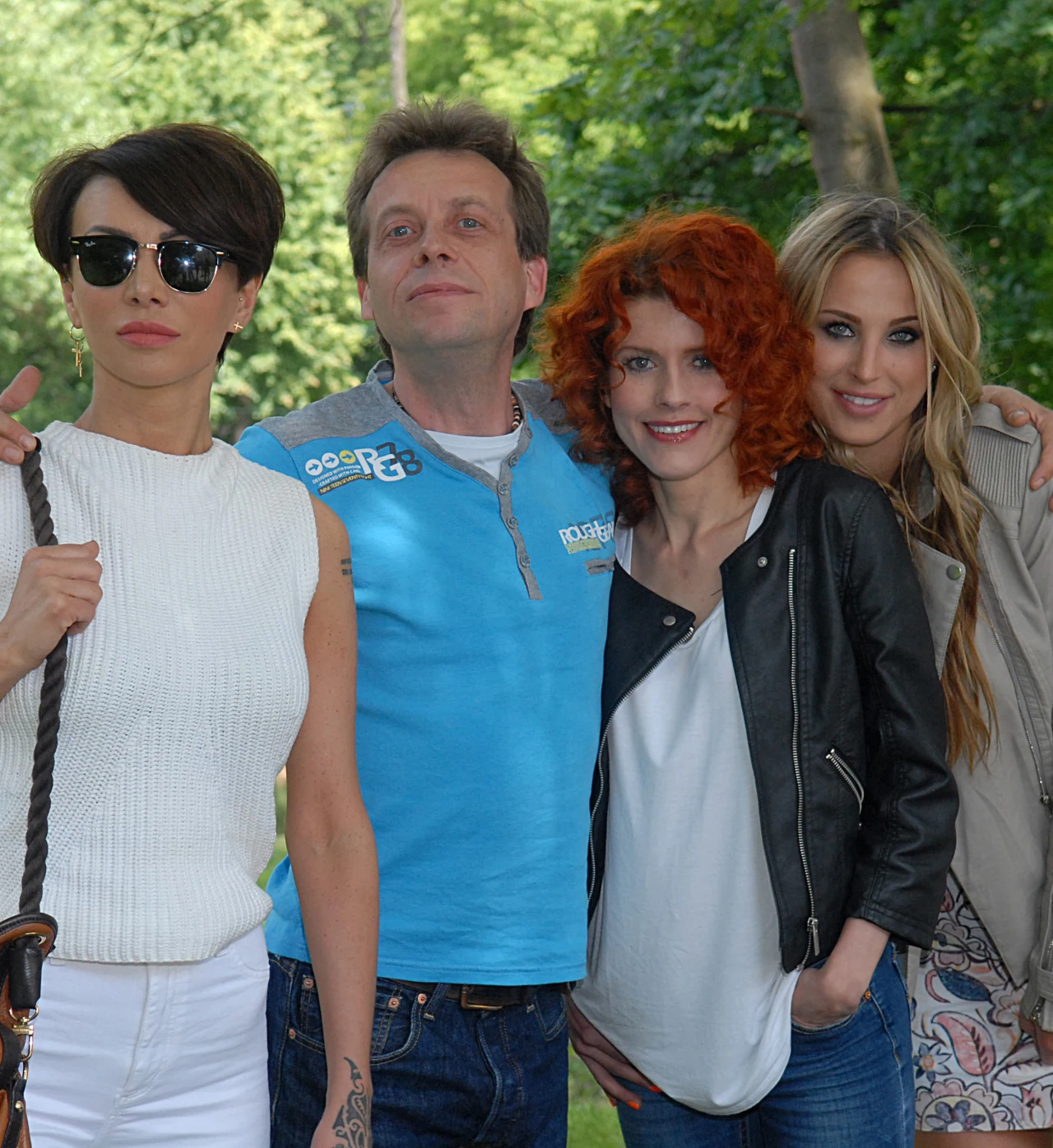 Agnieszka Wielgosz z Danielem Kozakiewiczem na imprezie Konstancin Gwiazd