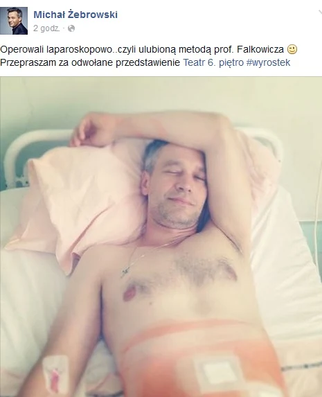 Takie zdjeci eopublikował na swoim profilu Michał Żebrowski Takie zdjeci eopublikował na swoim profilu Michał Żebrowski