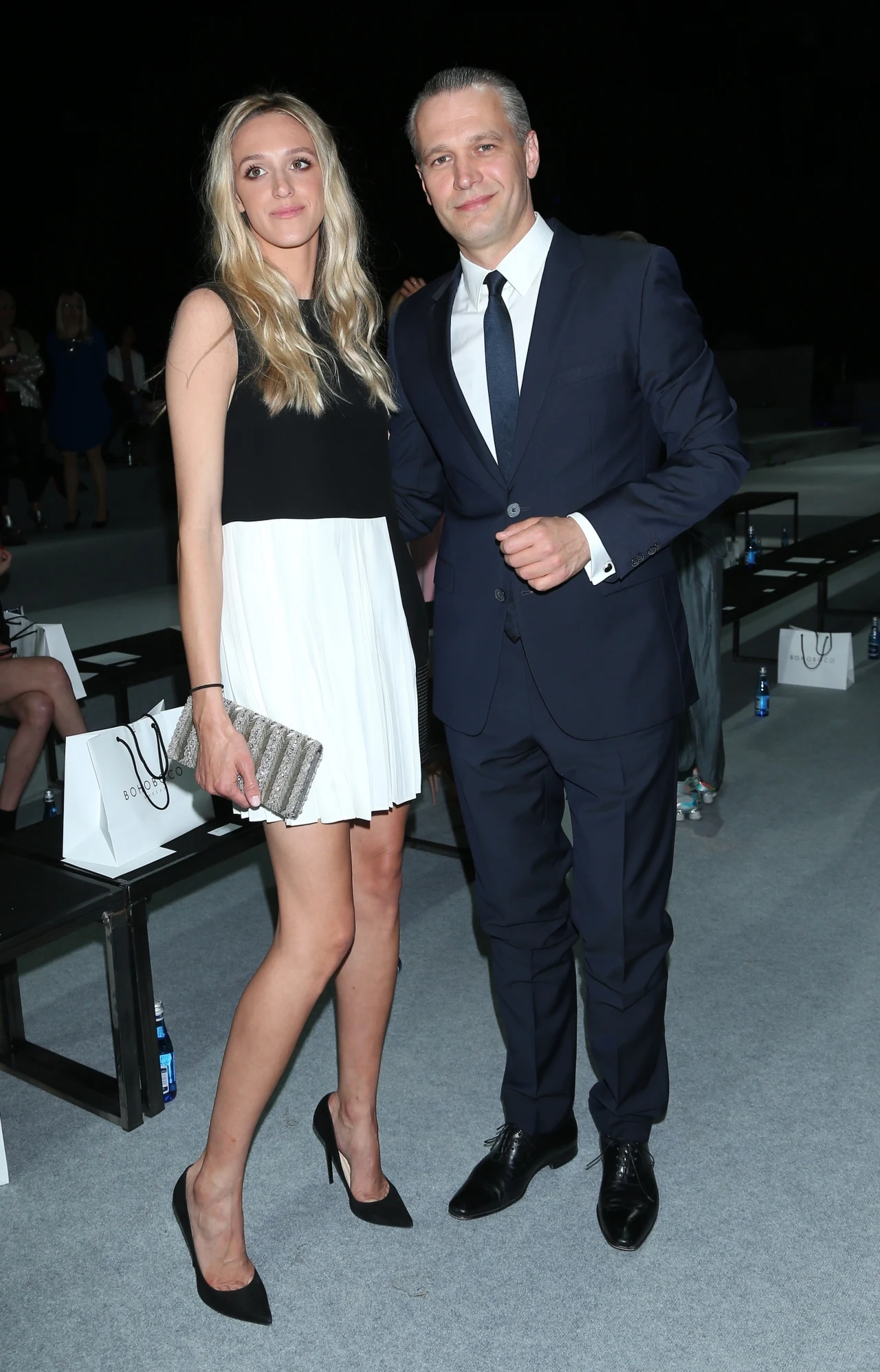 Michał Żebrowski z żoną Michał Żebrowski z żoną