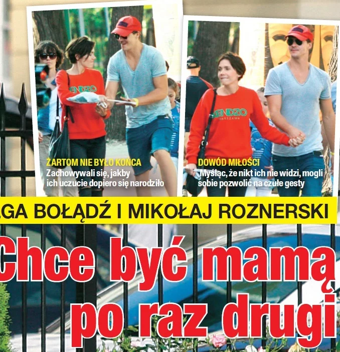 Olga Bołądz i Mikołaj Roznerski Olga Bołądz i Mikołaj Roznerski