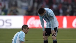 Di Maria podczas finałowego meczu Copa America