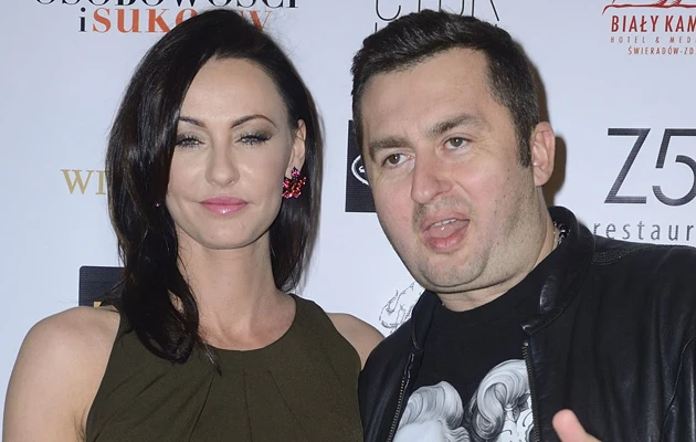Norbi z byłą już żoną Marleną