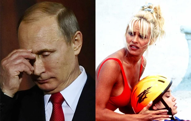 Władimir Putin, Pamela Anderson Władimir Putin, Pamela Anderson