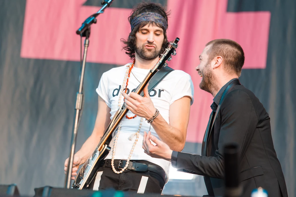 Zespół Kasabian był jedną z gwiazd festiwalu T In The Park 