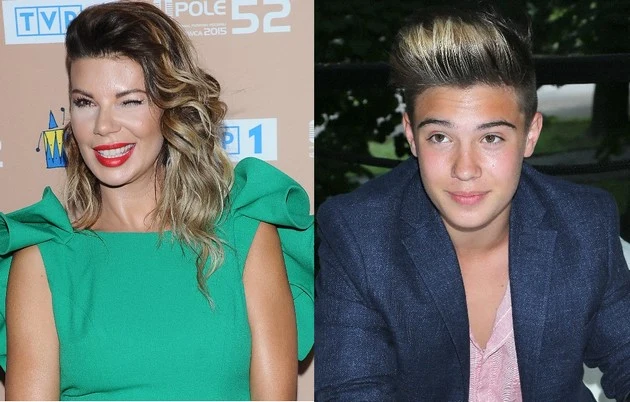 Edyta Górniak z synem Justyny Edyta Górniak z synem Justyny