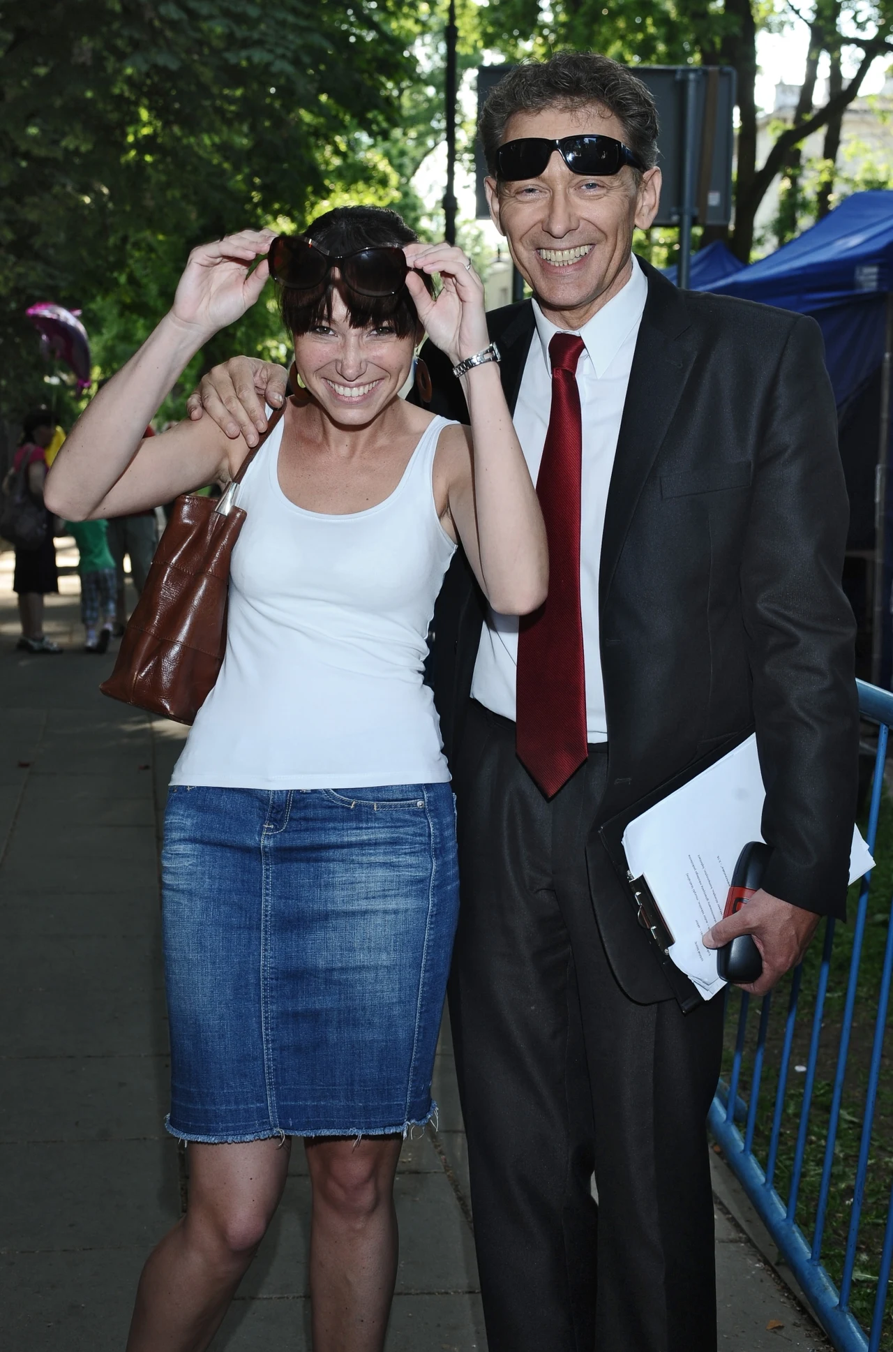 Jacek Borkowski z córką Karoliną Jacek Borkowski z córką Karoliną