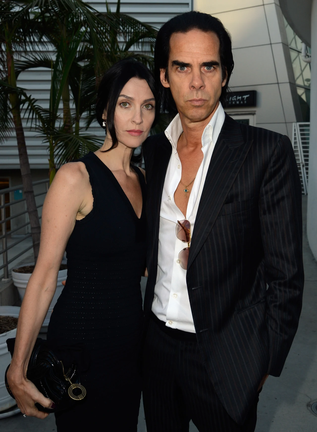 Nick Cave z żoną