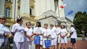 Konferencja prasowa Ogólnopolskiego Związku Zawodowego Pielęgniarek i Położnych