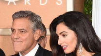 George Clooney z żoną 