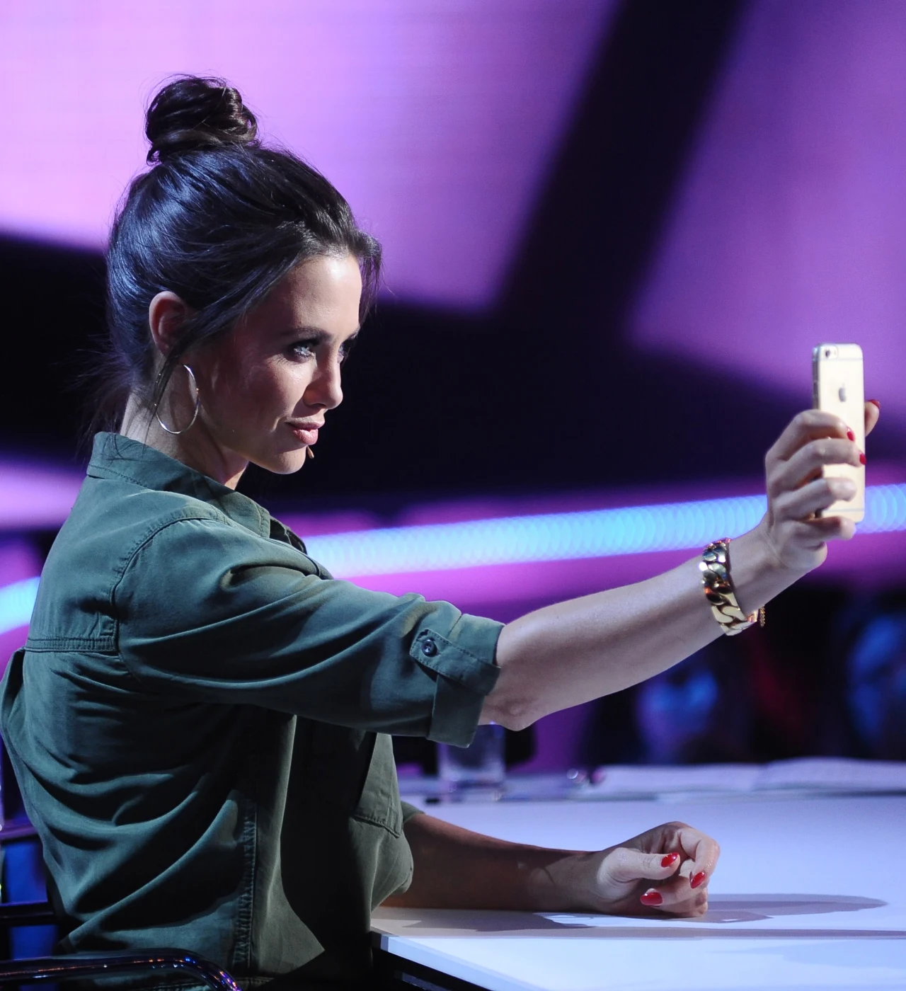 Kinga Rusin i selfie