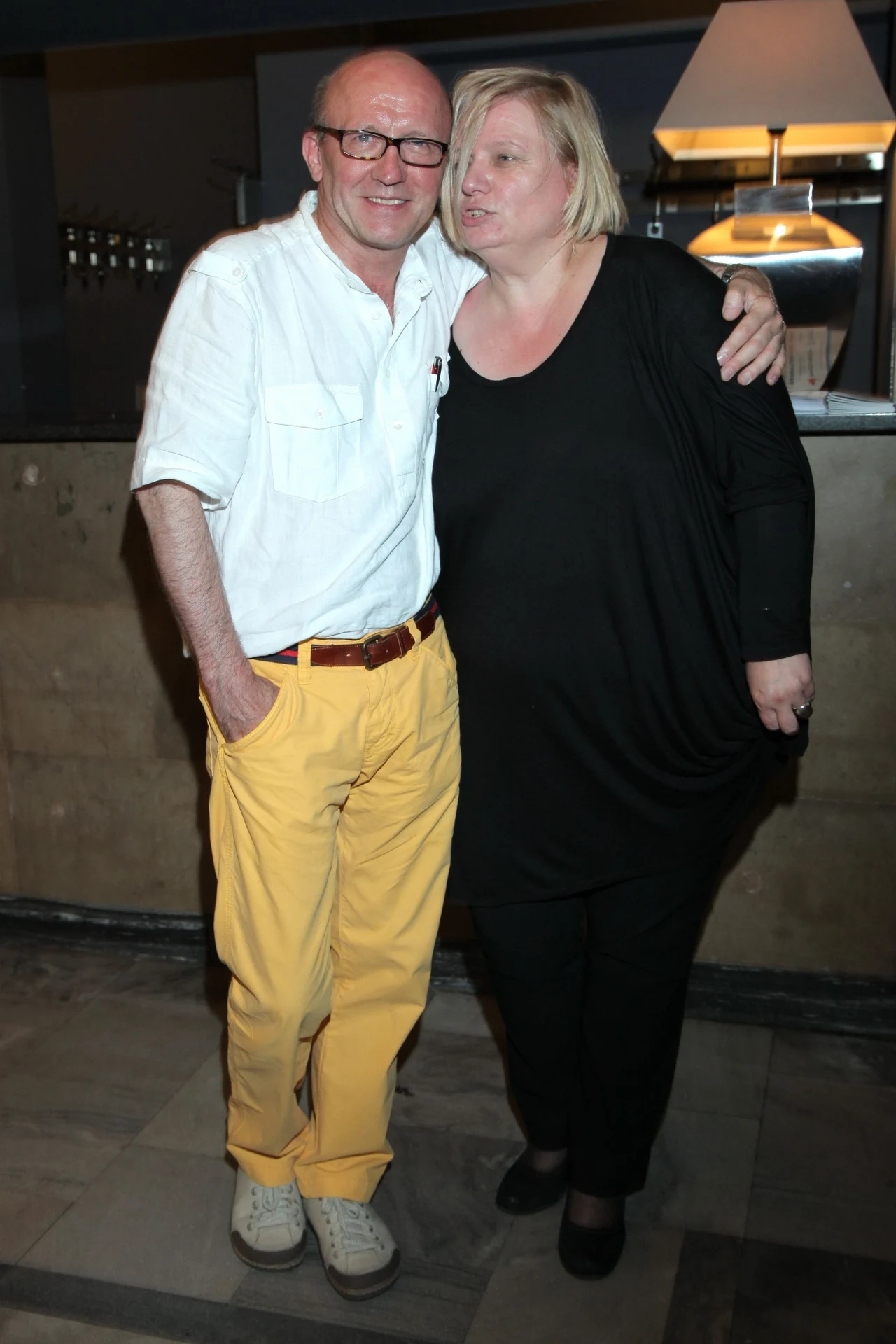 Artur Barciś z żoną