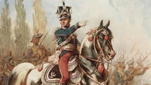 Jan Henryk Dąbrowski na czele Legionów, obraz Juliusza Kossaka