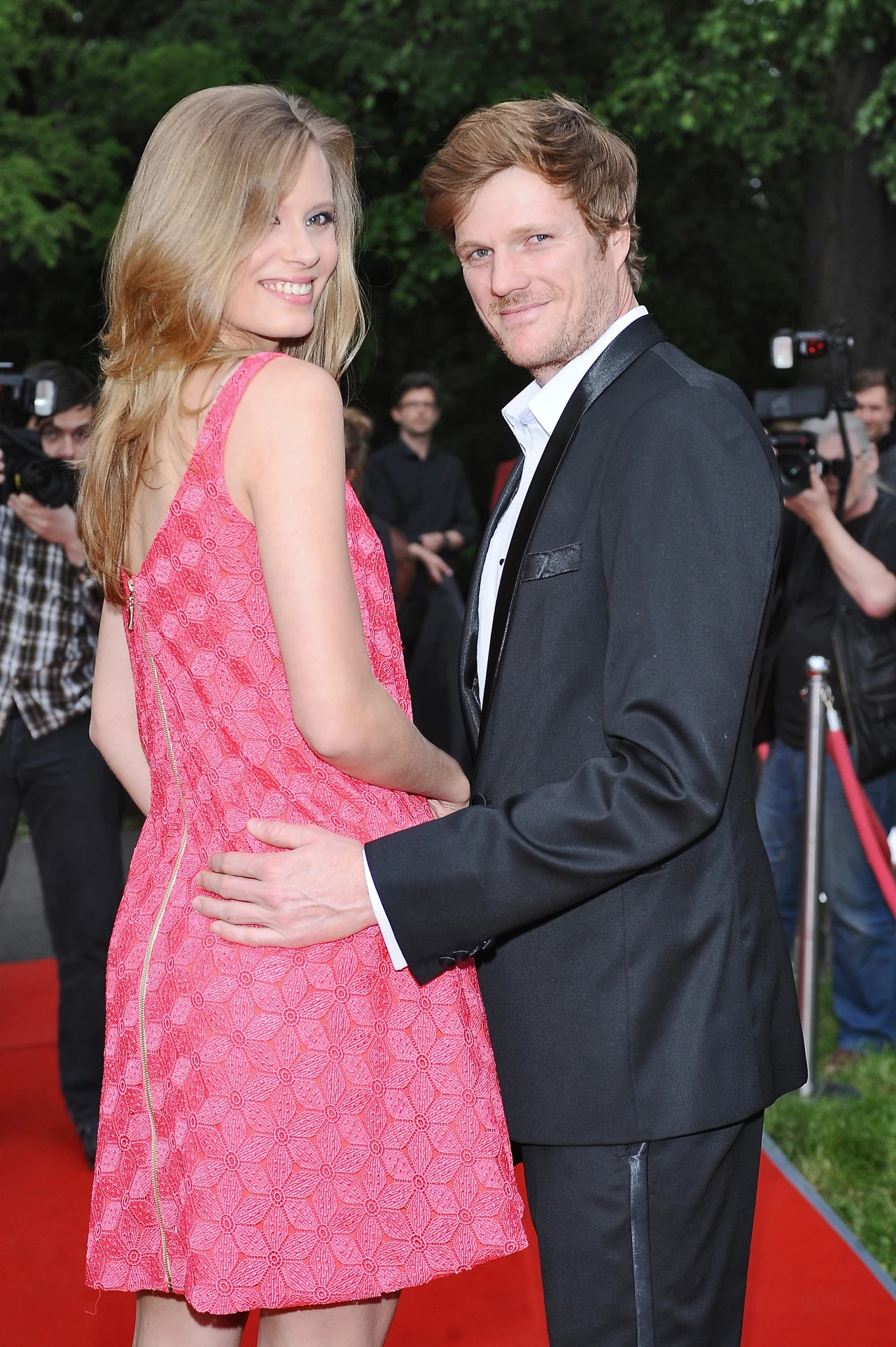 Julia Pietrucha z partnerem Julia Pietrucha z partnerem