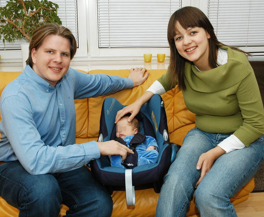 Filip Chajzer z byłą żoną Julią i synem Maksymilianem, 2005 r. Filip Chajzer z byłą żoną Julią i synem Maksymilianem, 2005 r.