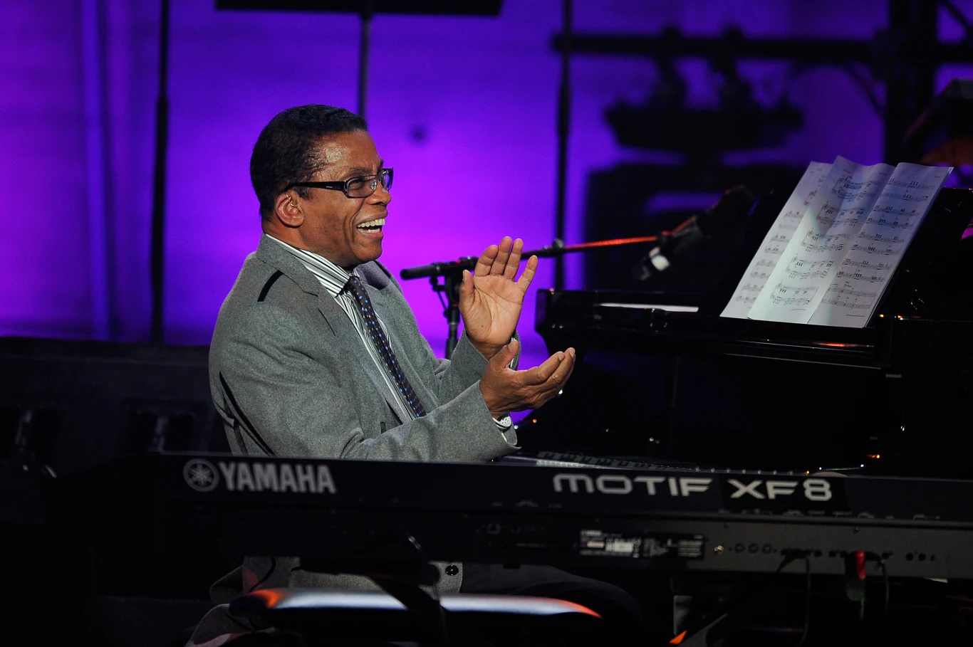 Herbie Hancock na koncercie w Paryżu, 30 kwietnia 2015 roku Herbie Hancock na koncercie w Paryżu, 30 kwietnia 2015 roku