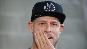 Mick Fanning nie może uwierzyć w to, co się stało