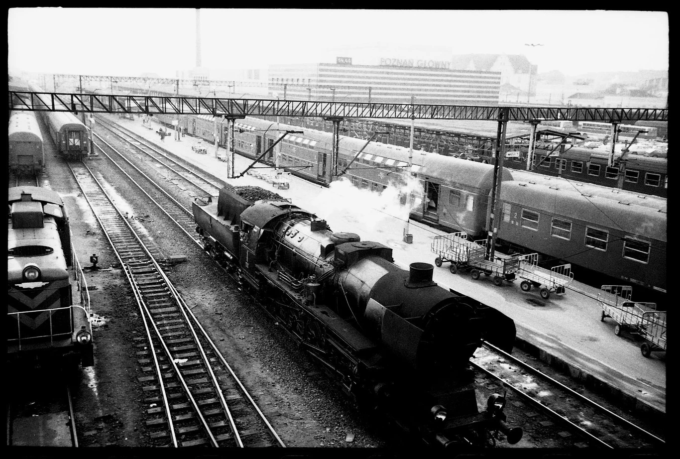 Dworzec PKP w Poznaniu, rok 1986