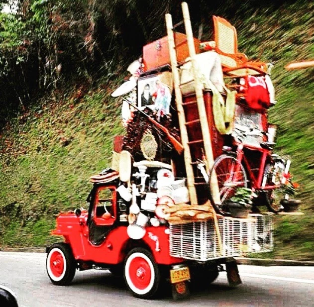 Yipao - bo w Kolumbii Jeep to najlepszy przyjaciel człowieka