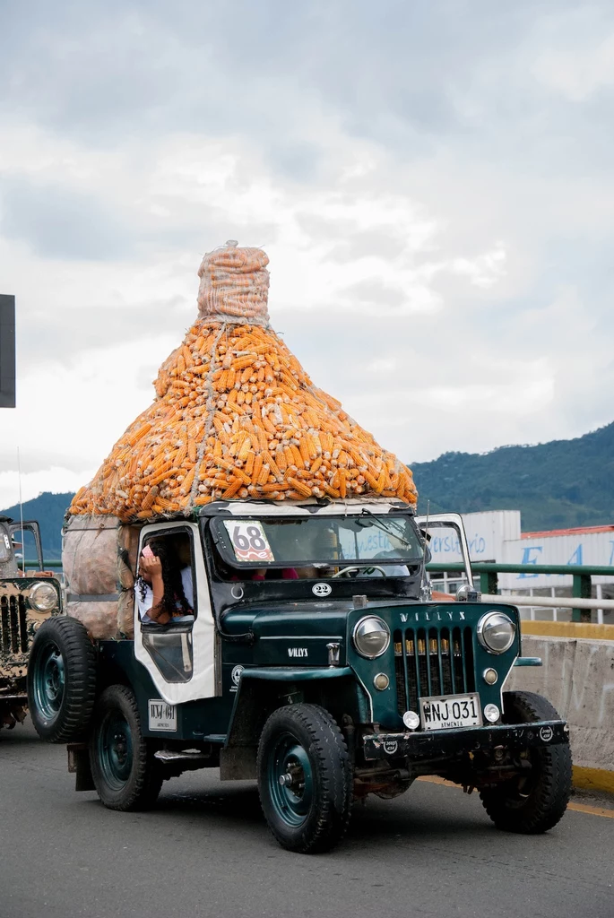 Yipao - bo w Kolumbii Jeep to najlepszy przyjaciel człowieka