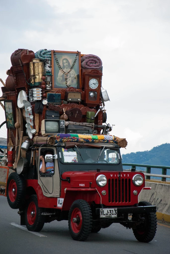 Yipao - bo w Kolumbii Jeep to najlepszy przyjaciel człowieka