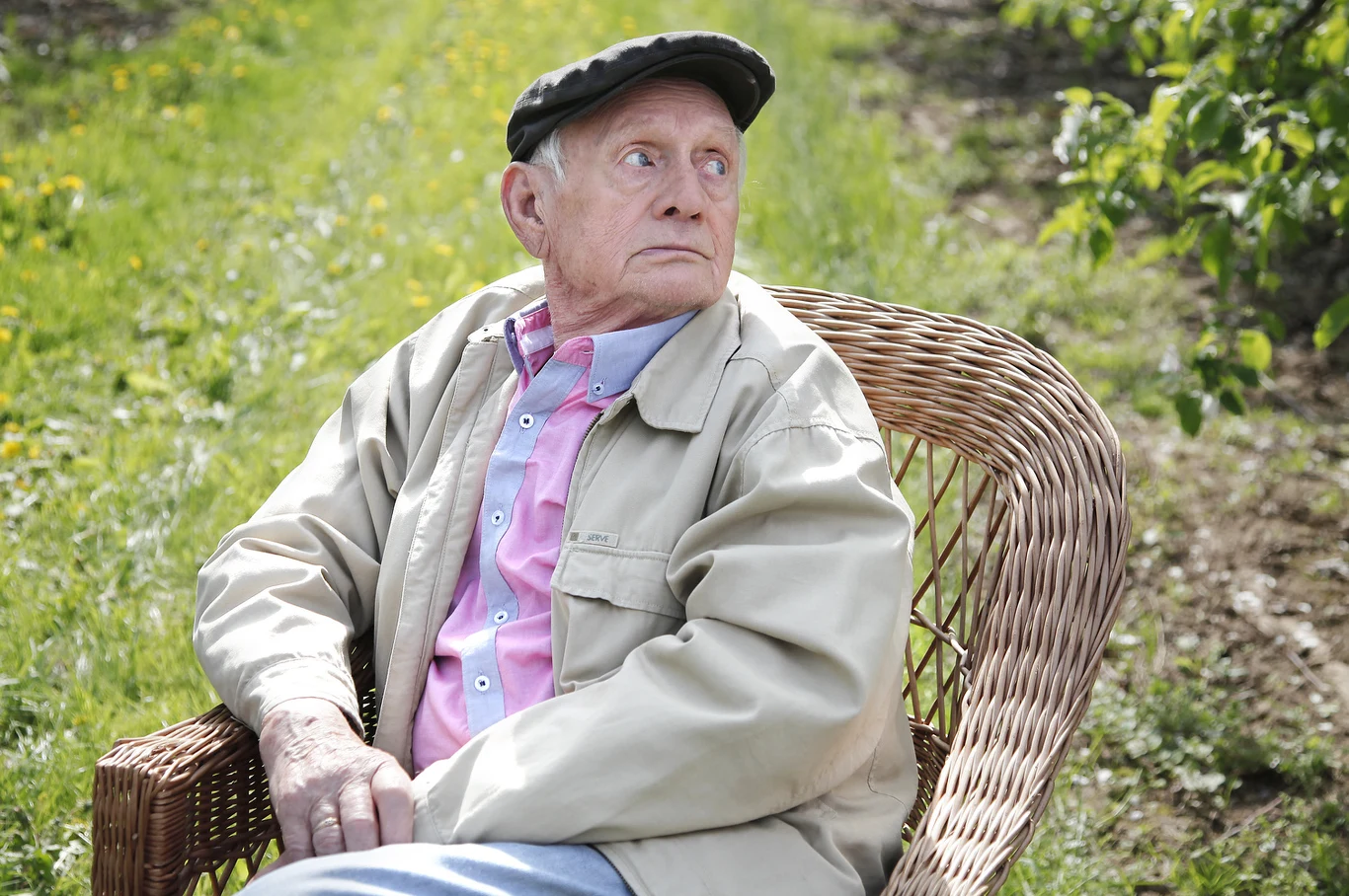 Witold Pyrkosz na planie serialu "M jak miłość"