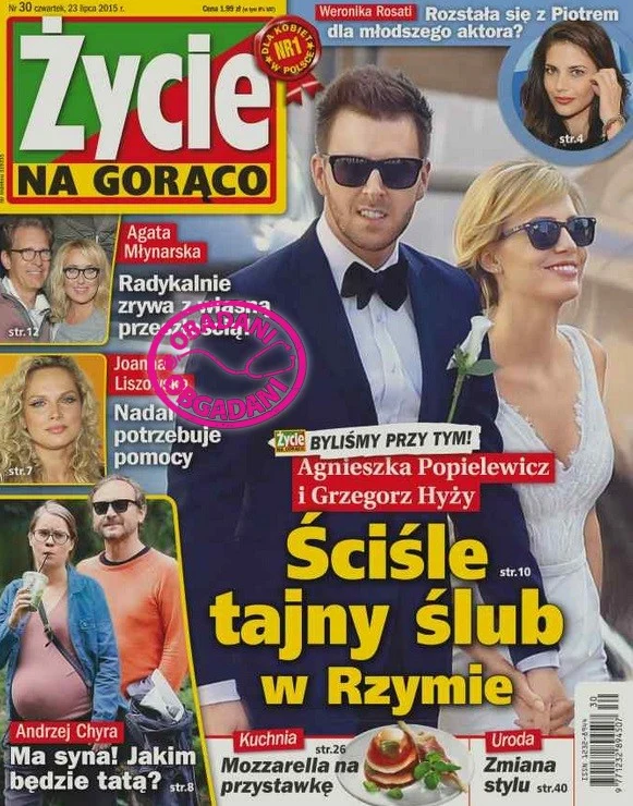 Okładka "Życia gorąco"