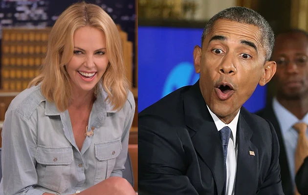 Charlize Theron złożyła Obamie ciekawa propozycję Charlize Theron złożyła Obamie ciekawa propozycję