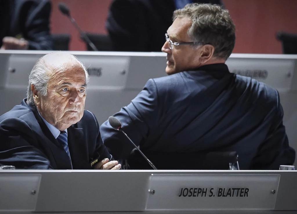 Sepp Blatter i Jerome Valcke