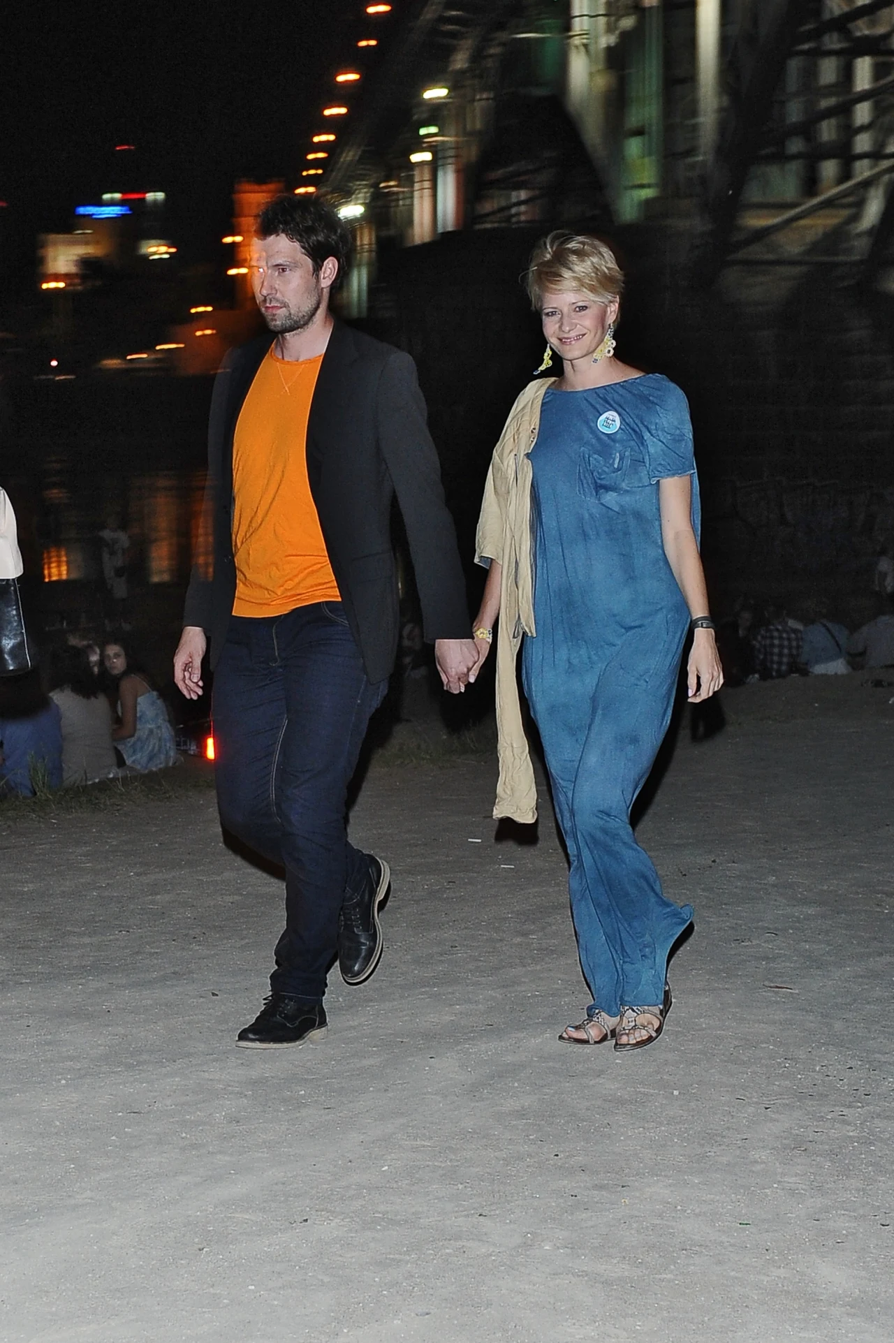 Małgorzata Kożuchowska z mężem