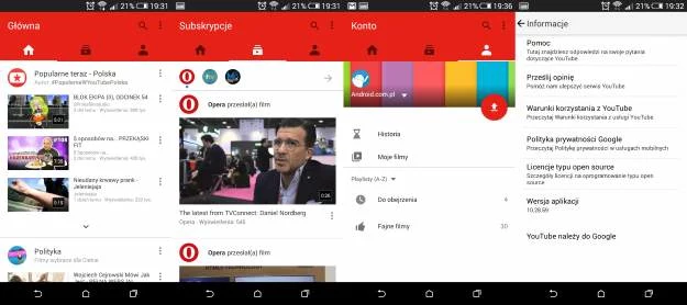 YouTube w wersji mobilnej zmienił interfejs użytkownika 