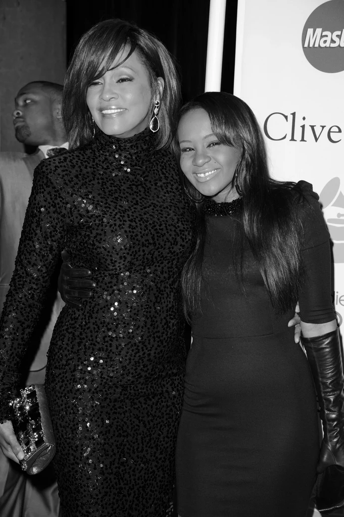 Bobbi Kristina (po prawej) z Whitney Houston