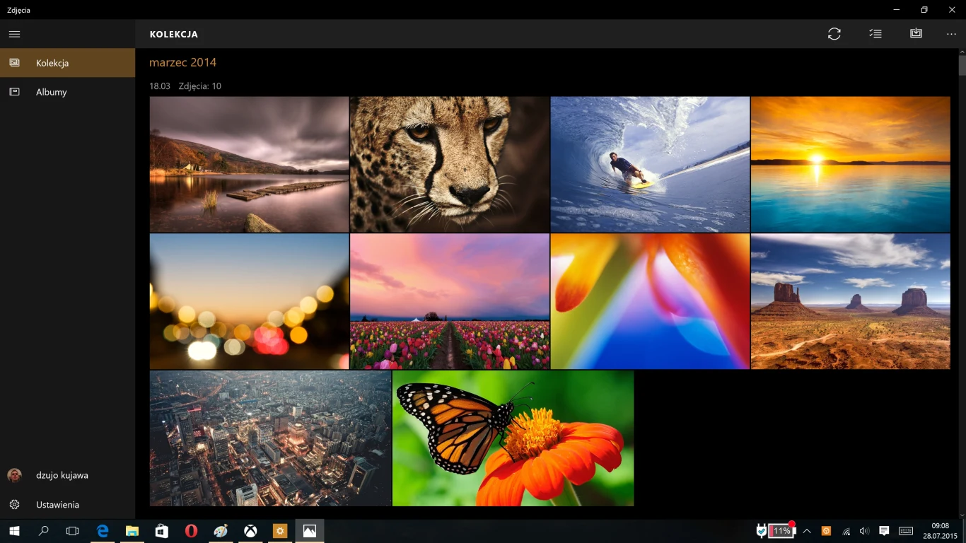 Tak prezentują się zebrane na naszym komputerze zdjęcia 